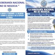 Contra la extranjerización. La CGT apuntó contra la Corte por la Ley de Tierras y exigió frenar el DNU 70